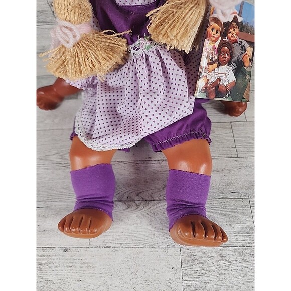 Vintage NABER KIDS Doll WOOD CHIPS & RESIN Sissi Rare COA ATTACHED Toddler 18" - Picture 3 of 11